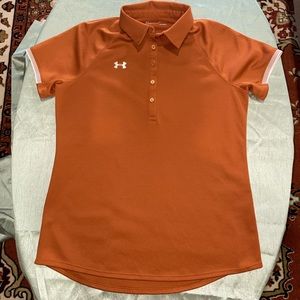 Under Armour Orange Polo Shirt